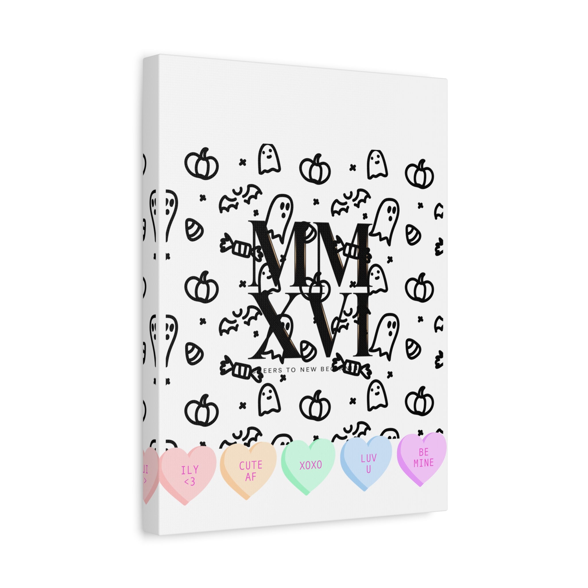 MMXXVI Roman Numerals Canvas | 2026 Roman Poster, NYE New Year Décor