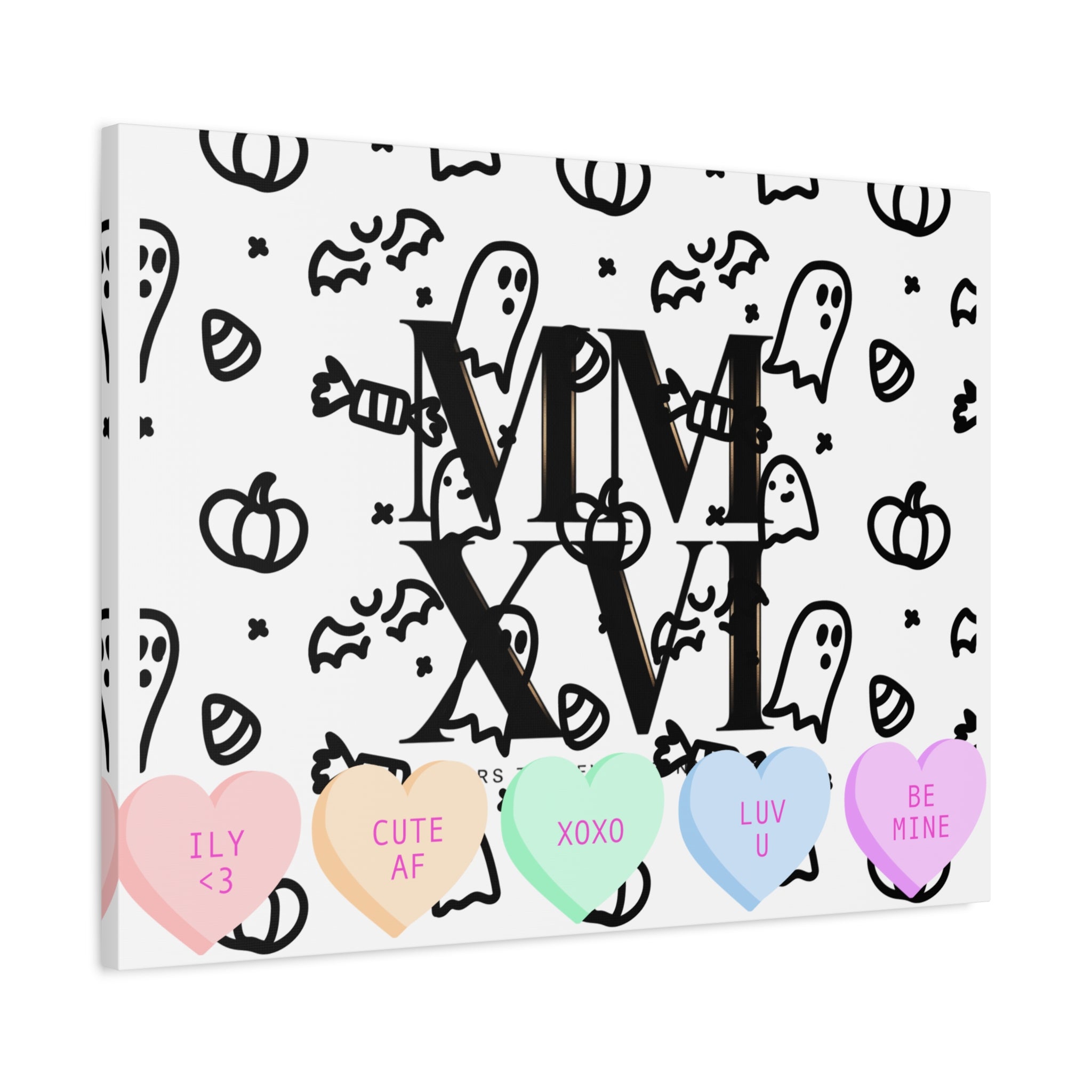 MMXXVI Roman Numerals Canvas | 2026 Roman Poster, NYE New Year Décor