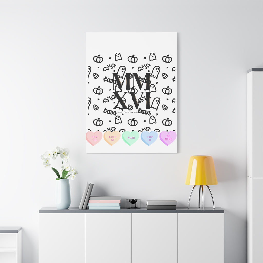 MMXXVI Roman Numerals Canvas | 2026 Roman Poster, NYE New Year Décor