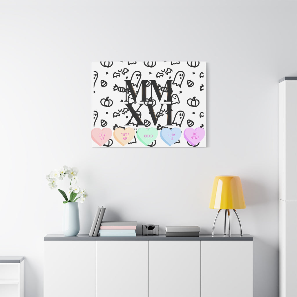 MMXXVI Roman Numerals Canvas | 2026 Roman Poster, NYE New Year Décor