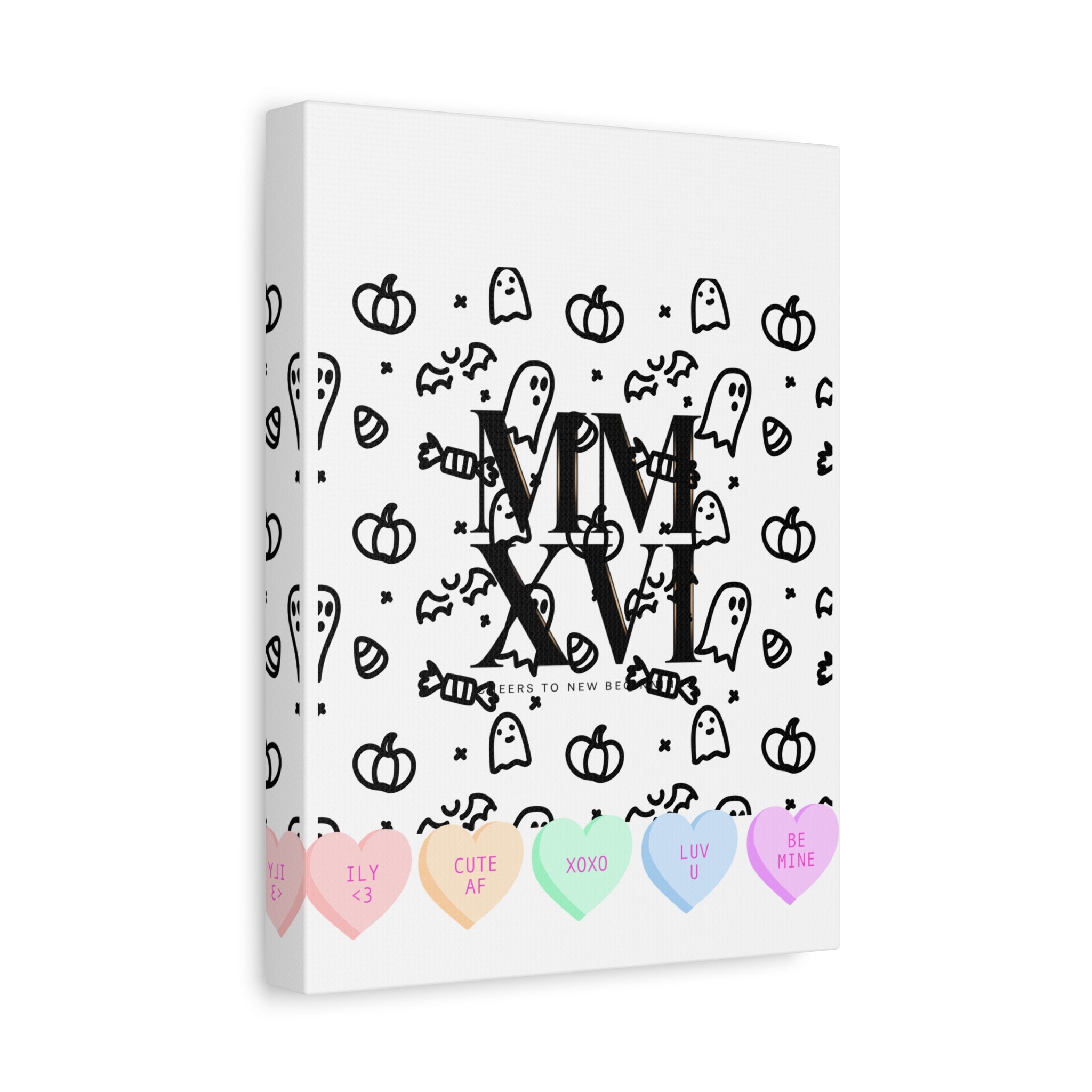 MMXXVI Roman Numerals Canvas | 2026 Roman Poster, NYE New Year Décor