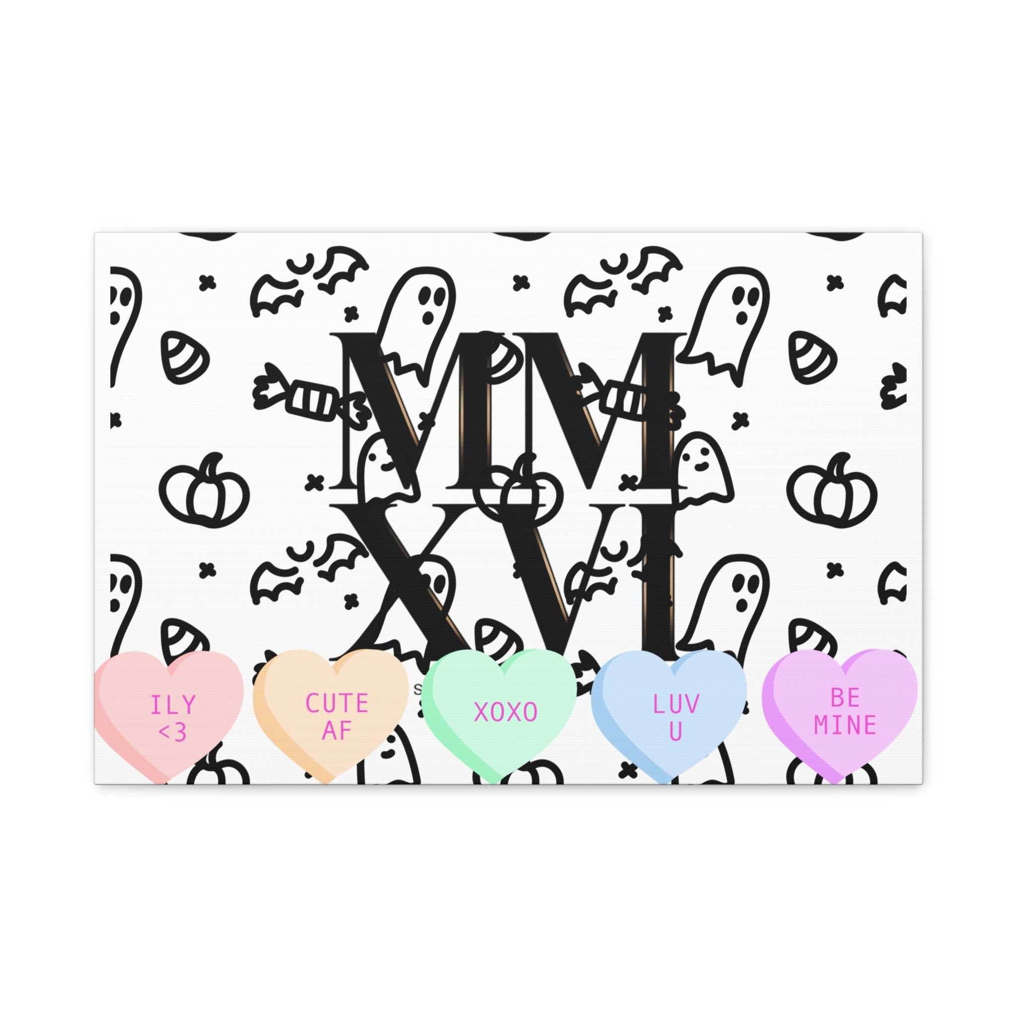 MMXXVI Roman Numerals Canvas | 2026 Roman Poster, NYE New Year Décor