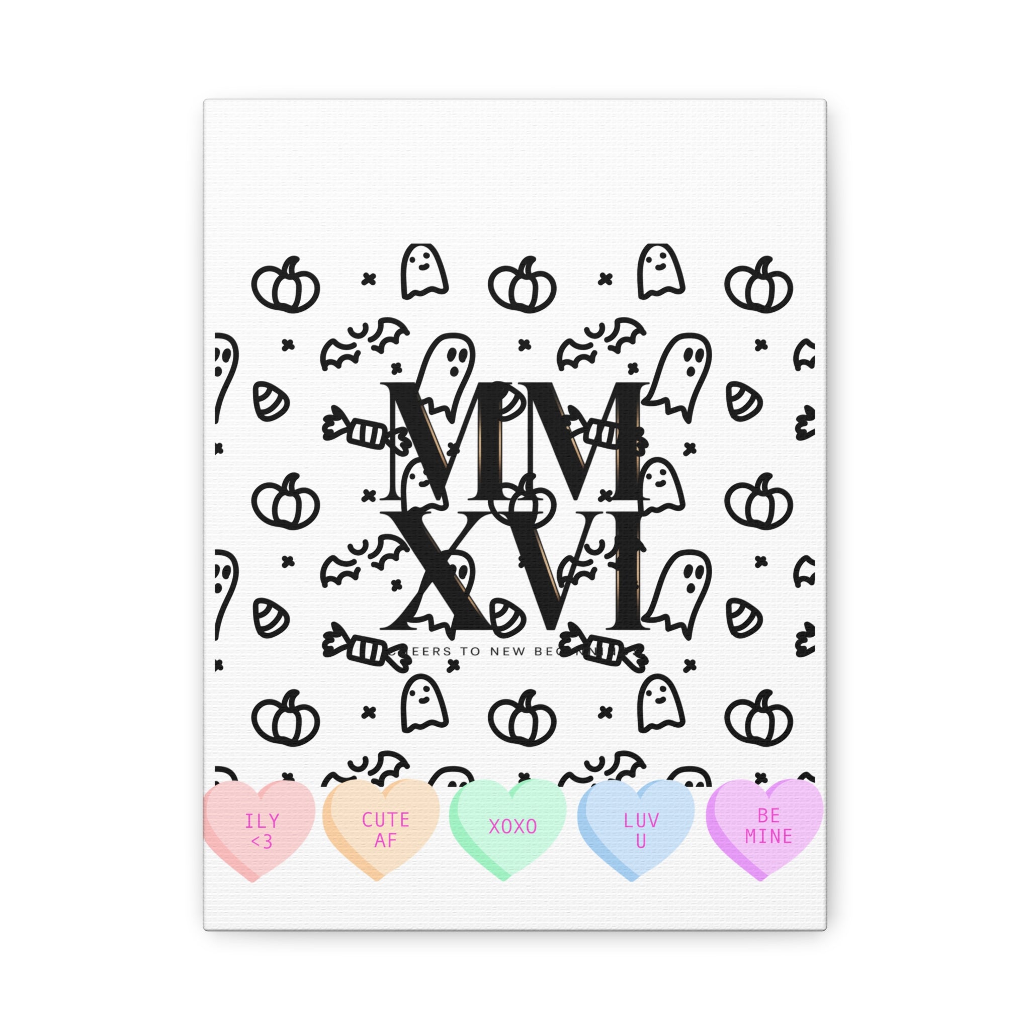 MMXXVI Roman Numerals Canvas | 2026 Roman Poster, NYE New Year Décor