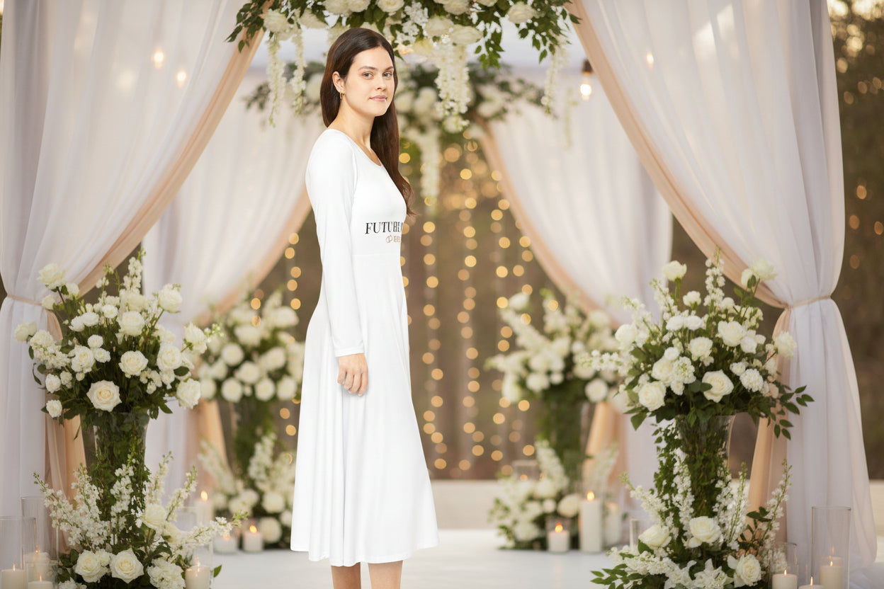 Future Wifey Long Sleeve Dance Dress — Bridal Bachelorette Party Dress (Est. 2025)