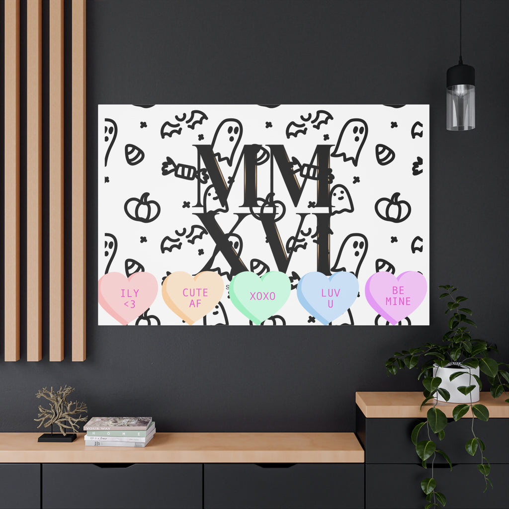 MMXXVI Roman Numerals Canvas | 2026 Roman Poster, NYE New Year Décor