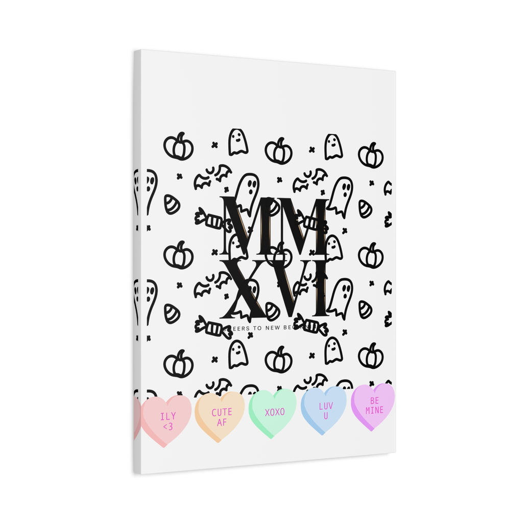 MMXXVI Roman Numerals Canvas | 2026 Roman Poster, NYE New Year Décor