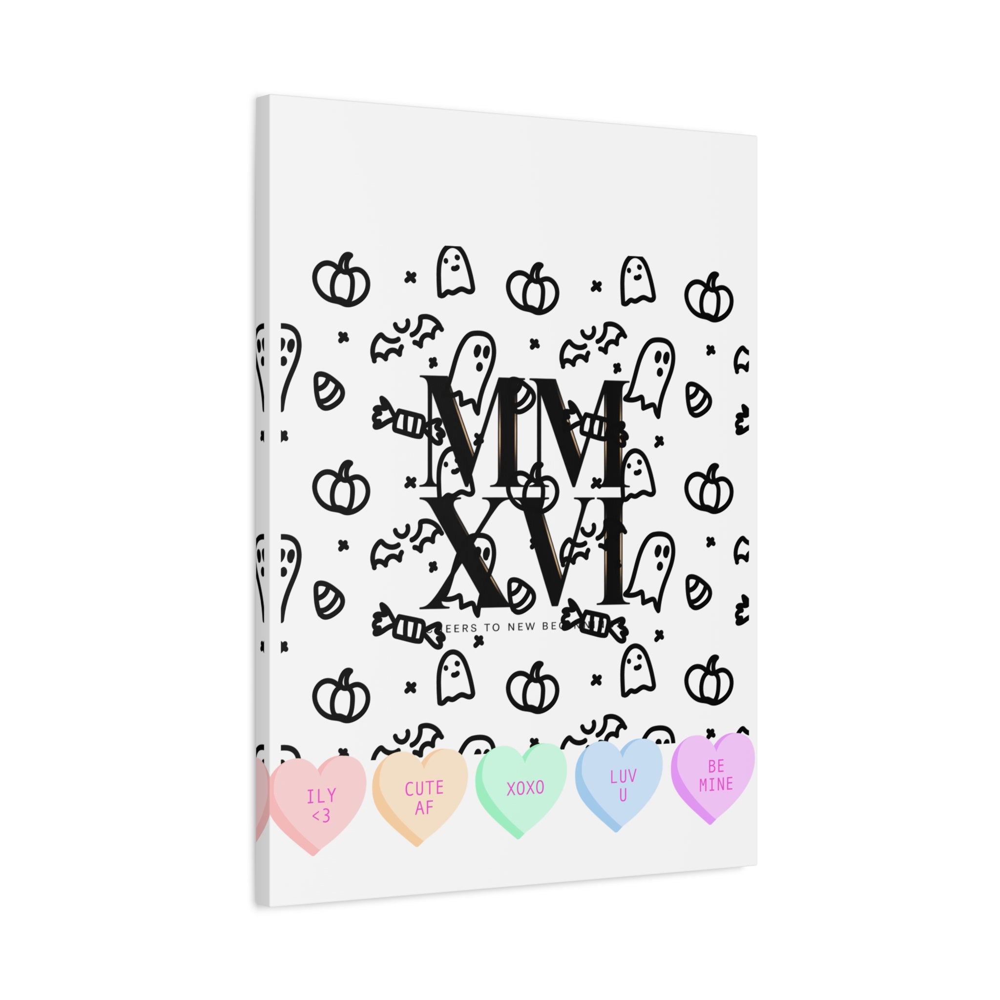 MMXXVI Roman Numerals Canvas | 2026 Roman Poster, NYE New Year Décor