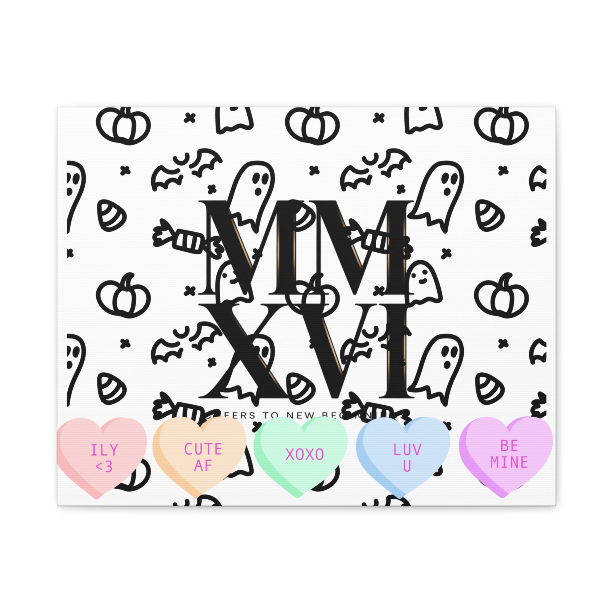 MMXXVI Roman Numerals Canvas | 2026 Roman Poster, NYE New Year Décor