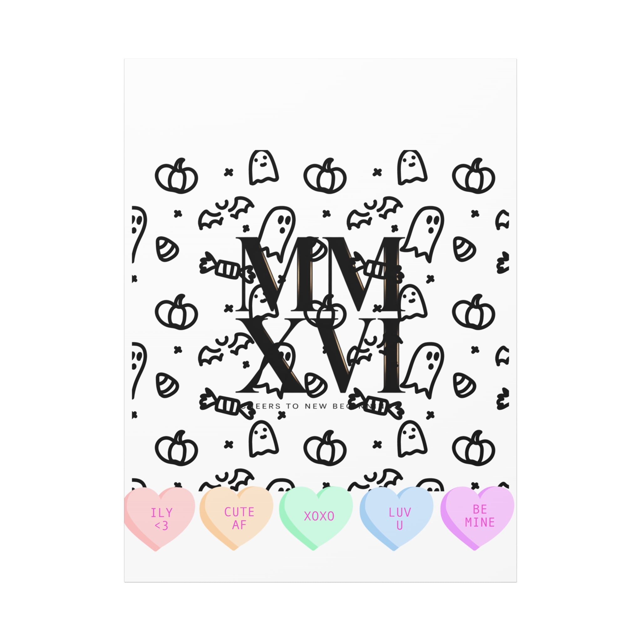 MMXXVI Roman Numerals Canvas | 2026 Roman Poster, NYE New Year Décor