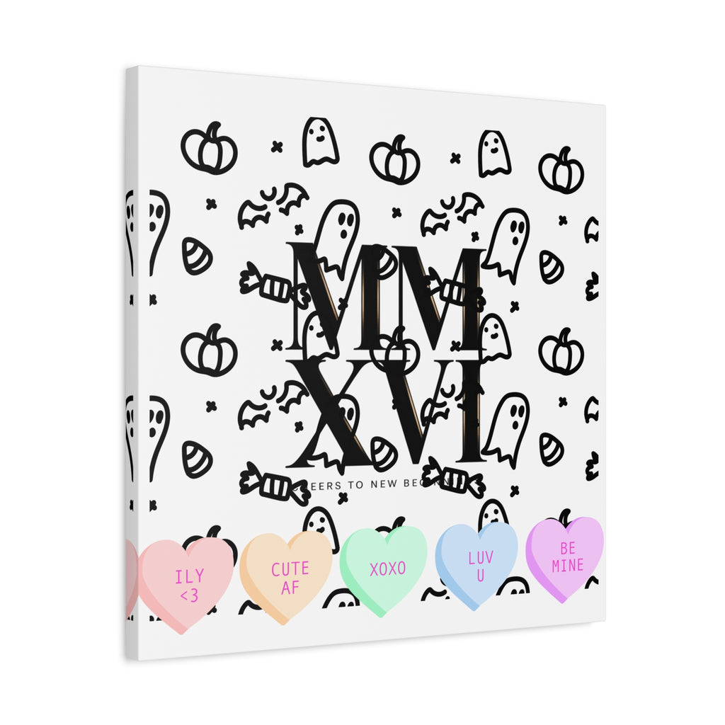 MMXXVI Roman Numerals Canvas | 2026 Roman Poster, NYE New Year Décor