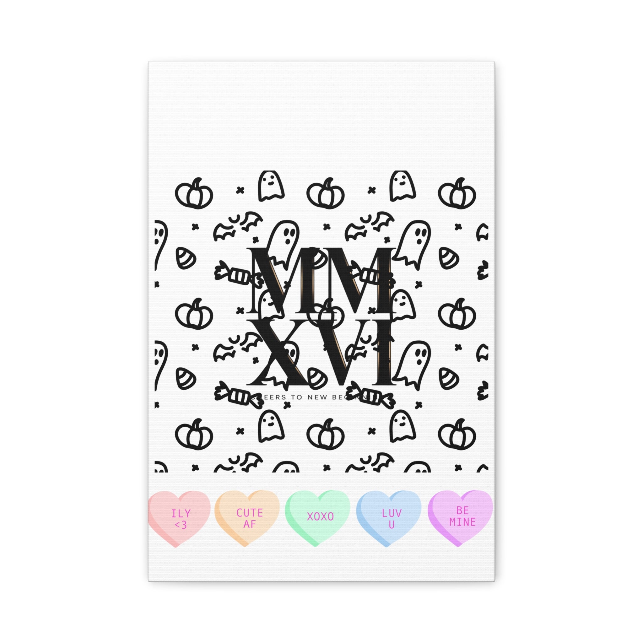 MMXXVI Roman Numerals Canvas | 2026 Roman Poster, NYE New Year Décor