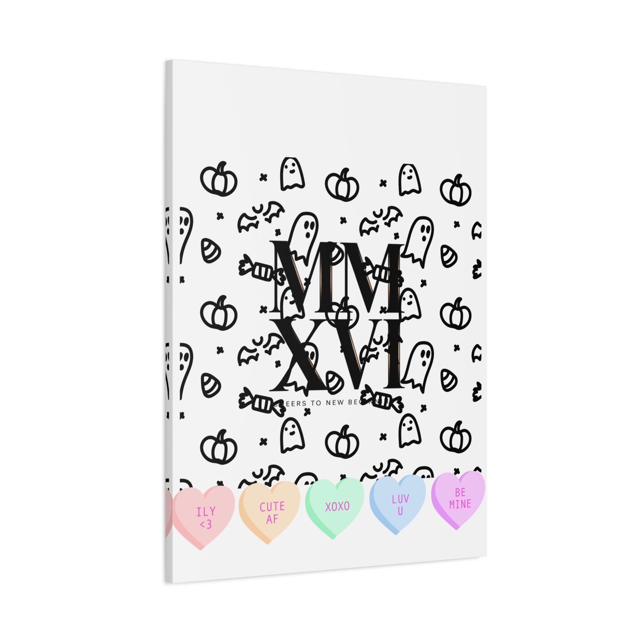 MMXXVI Roman Numerals Canvas | 2026 Roman Poster, NYE New Year Décor