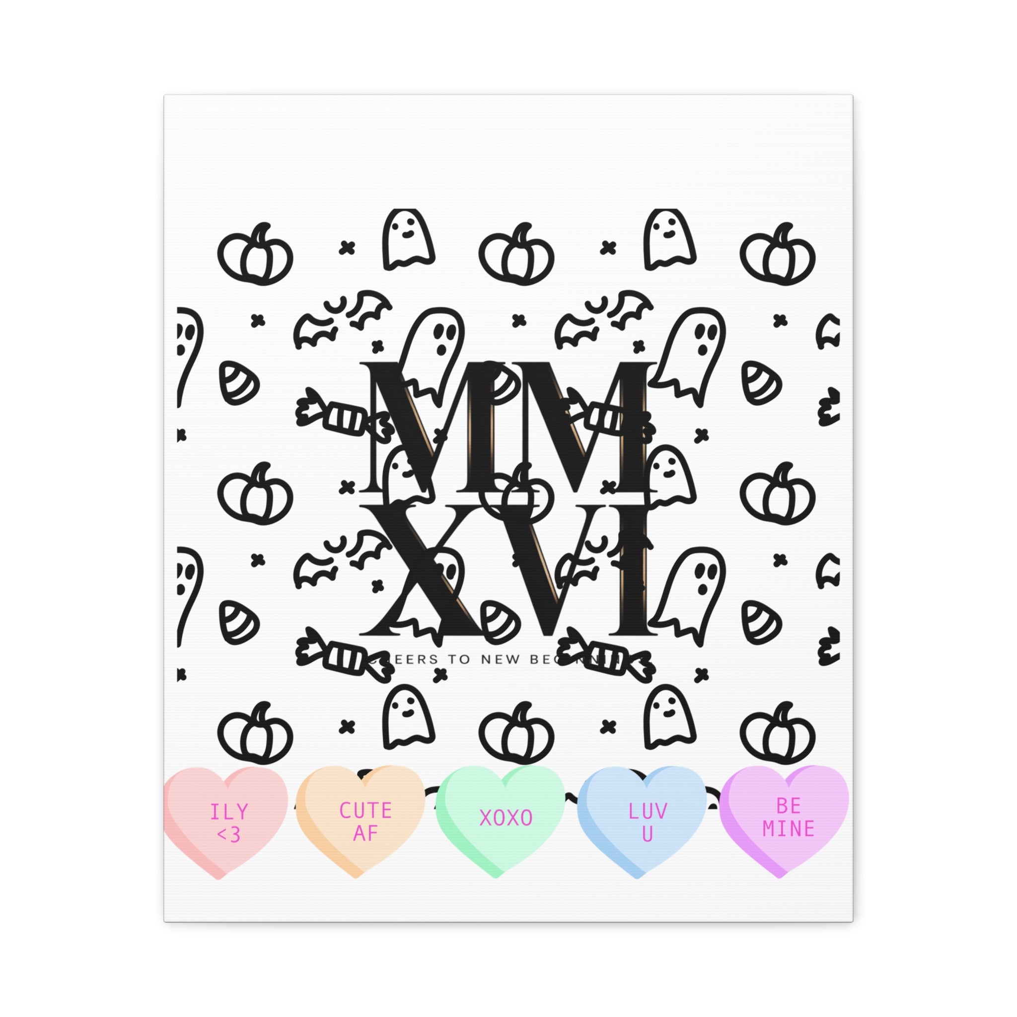 MMXXVI Roman Numerals Canvas | 2026 Roman Poster, NYE New Year Décor