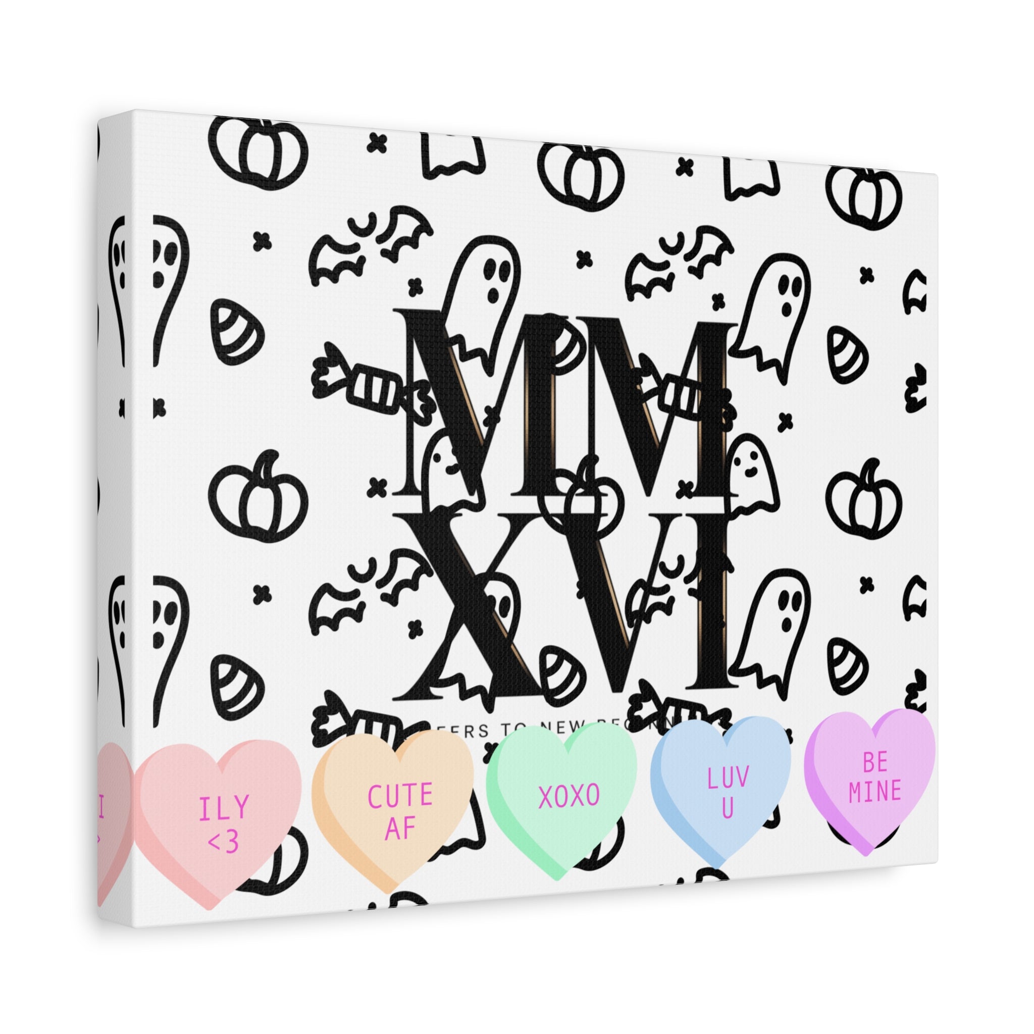 MMXXVI Roman Numerals Canvas | 2026 Roman Poster, NYE New Year Décor