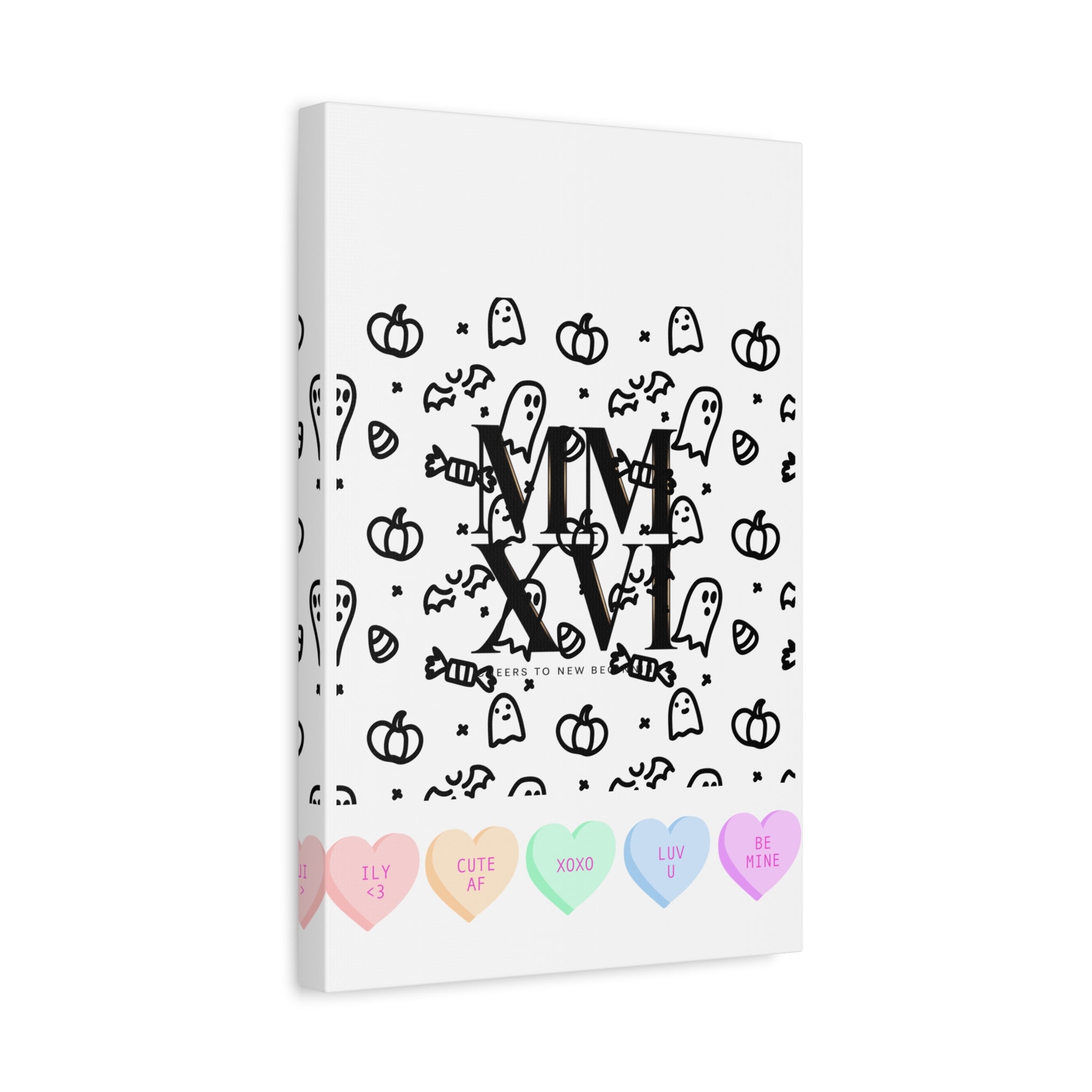 MMXXVI Roman Numerals Canvas | 2026 Roman Poster, NYE New Year Décor