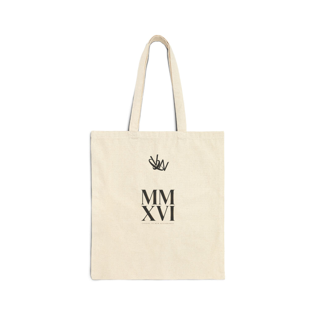 MMXXVI Roman Numerals Tote | 2026 minimalist varsity canvas