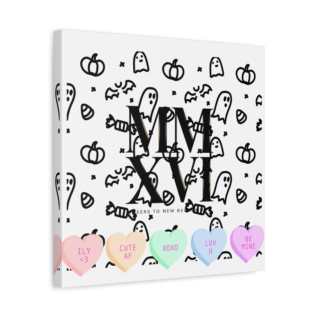 MMXXVI Roman Numerals Canvas | 2026 Roman Poster, NYE New Year Décor