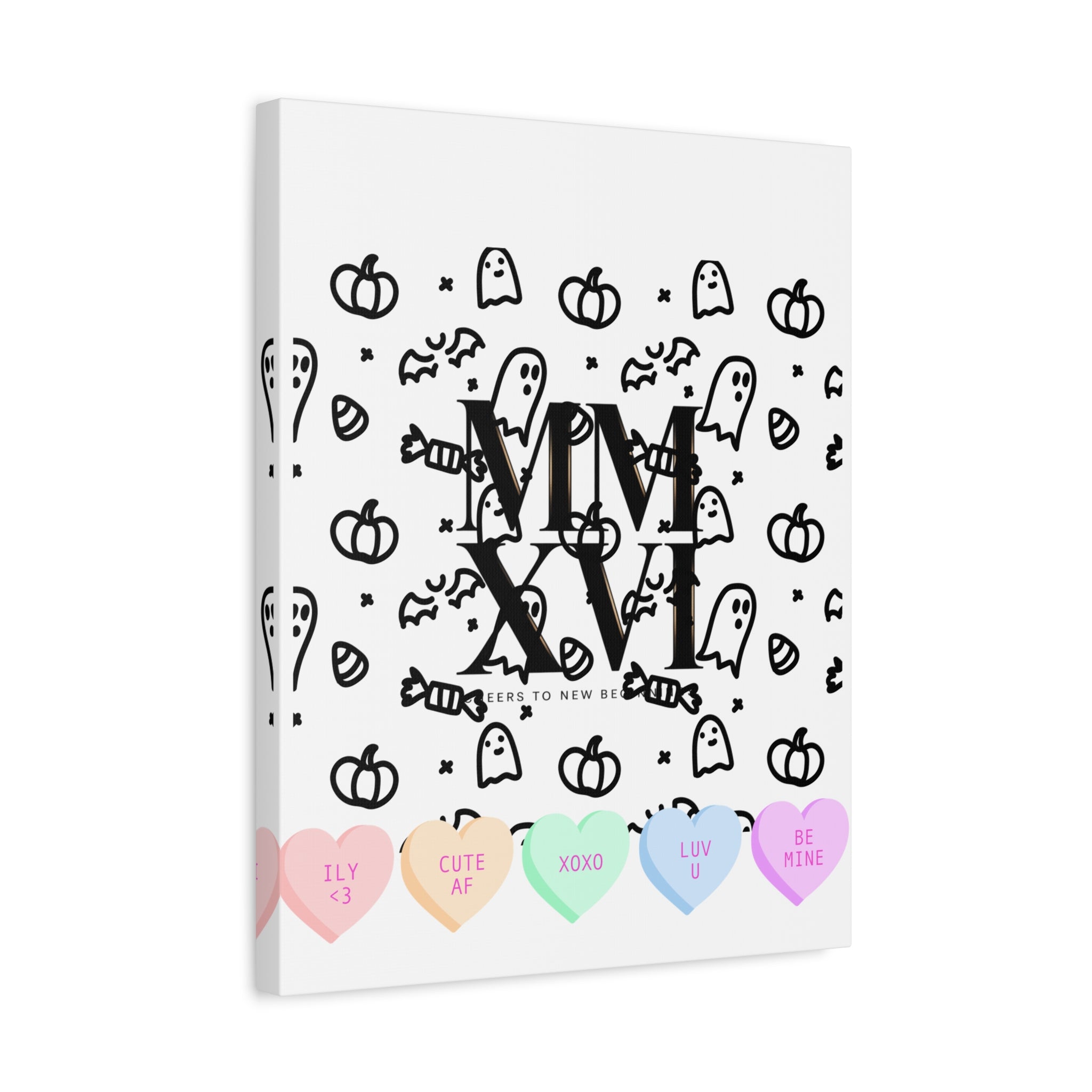 MMXXVI Roman Numerals Canvas | 2026 Roman Poster, NYE New Year Décor