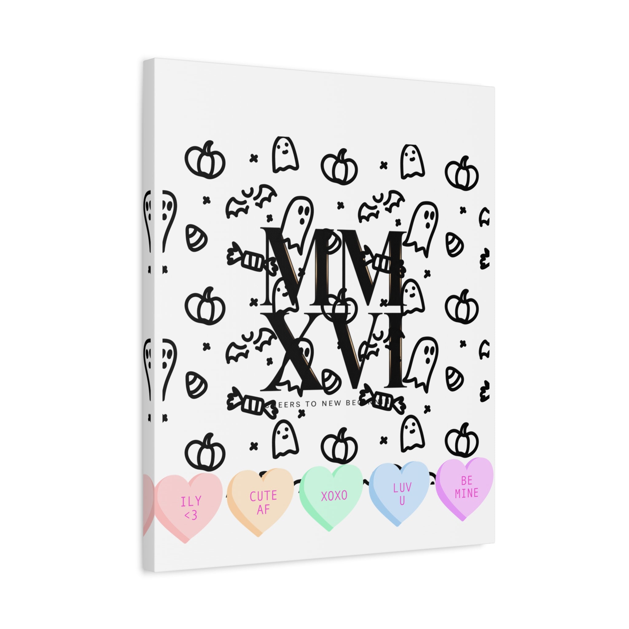 MMXXVI Roman Numerals Canvas | 2026 Roman Poster, NYE New Year Décor