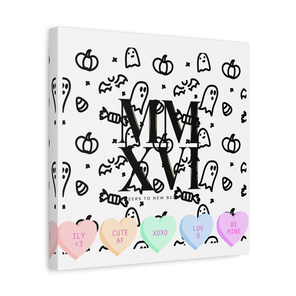 MMXXVI Roman Numerals Canvas | 2026 Roman Poster, NYE New Year Décor