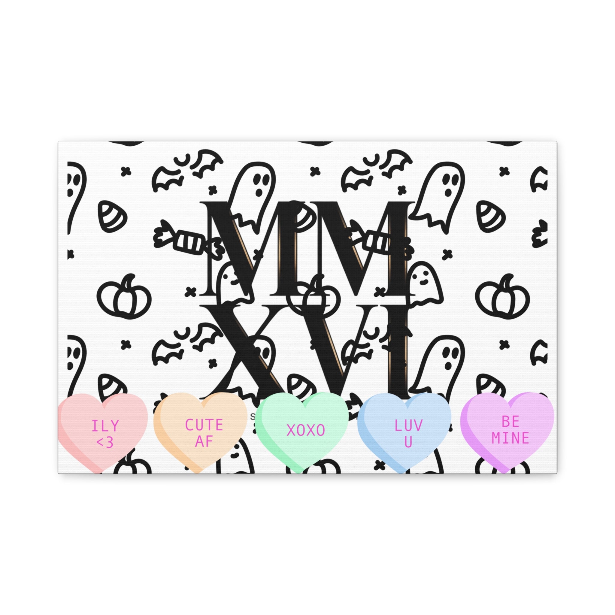 MMXXVI Roman Numerals Canvas | 2026 Roman Poster, NYE New Year Décor