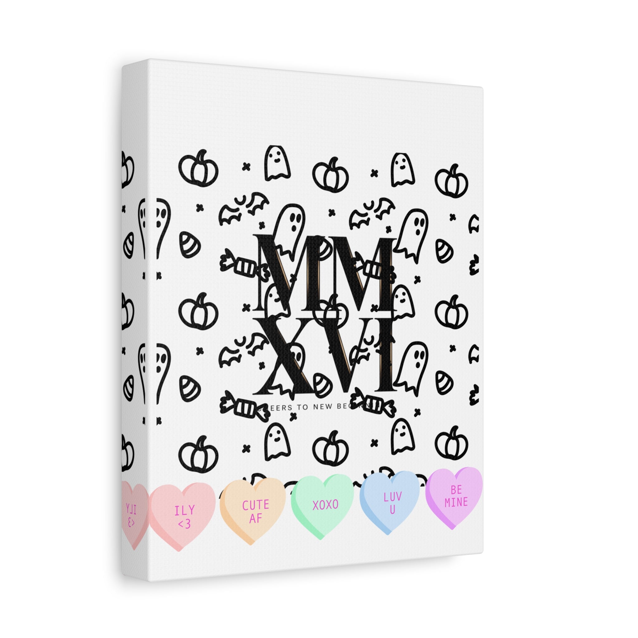 MMXXVI Roman Numerals Canvas | 2026 Roman Poster, NYE New Year Décor