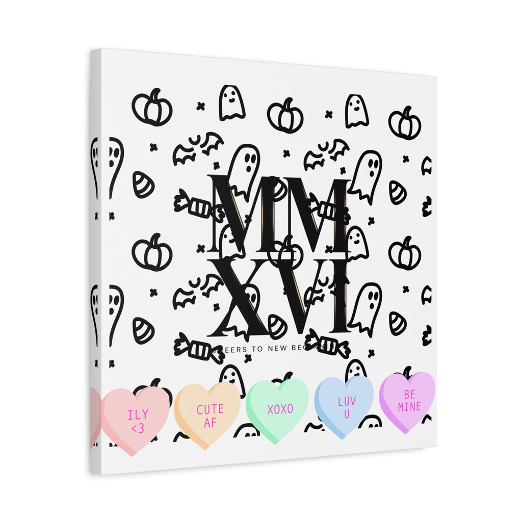 MMXXVI Roman Numerals Canvas | 2026 Roman Poster, NYE New Year Décor