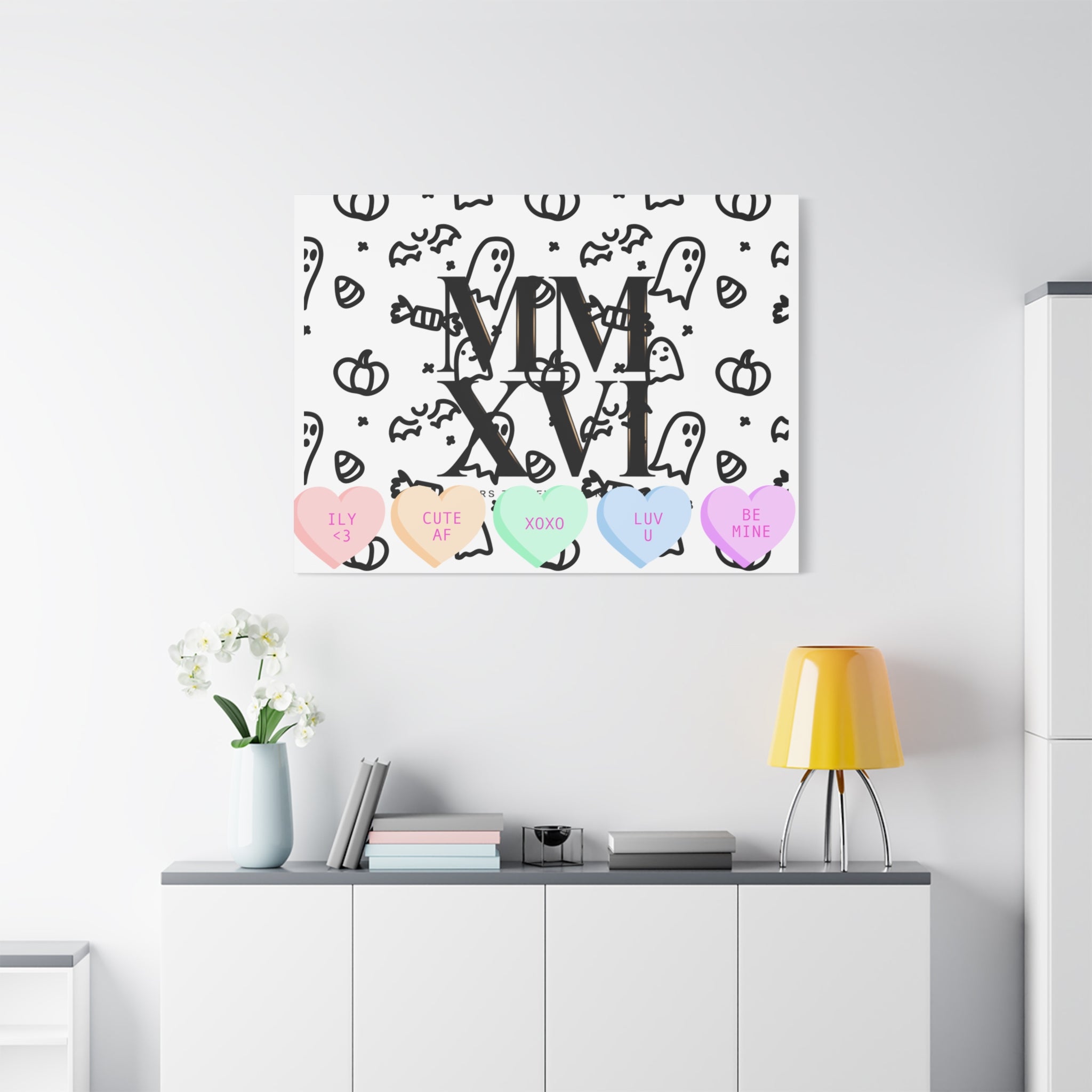 MMXXVI Roman Numerals Canvas | 2026 Roman Poster, NYE New Year Décor