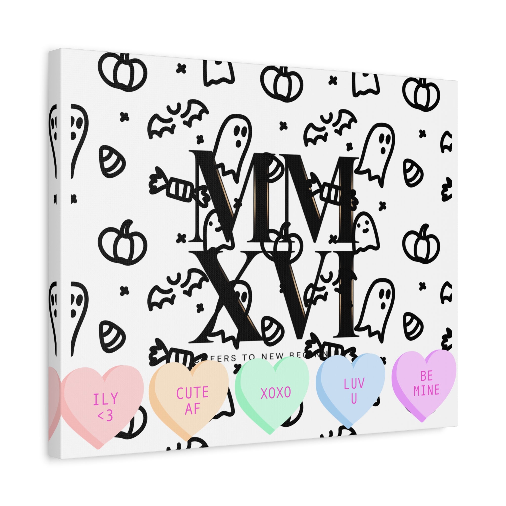 MMXXVI Roman Numerals Canvas | 2026 Roman Poster, NYE New Year Décor