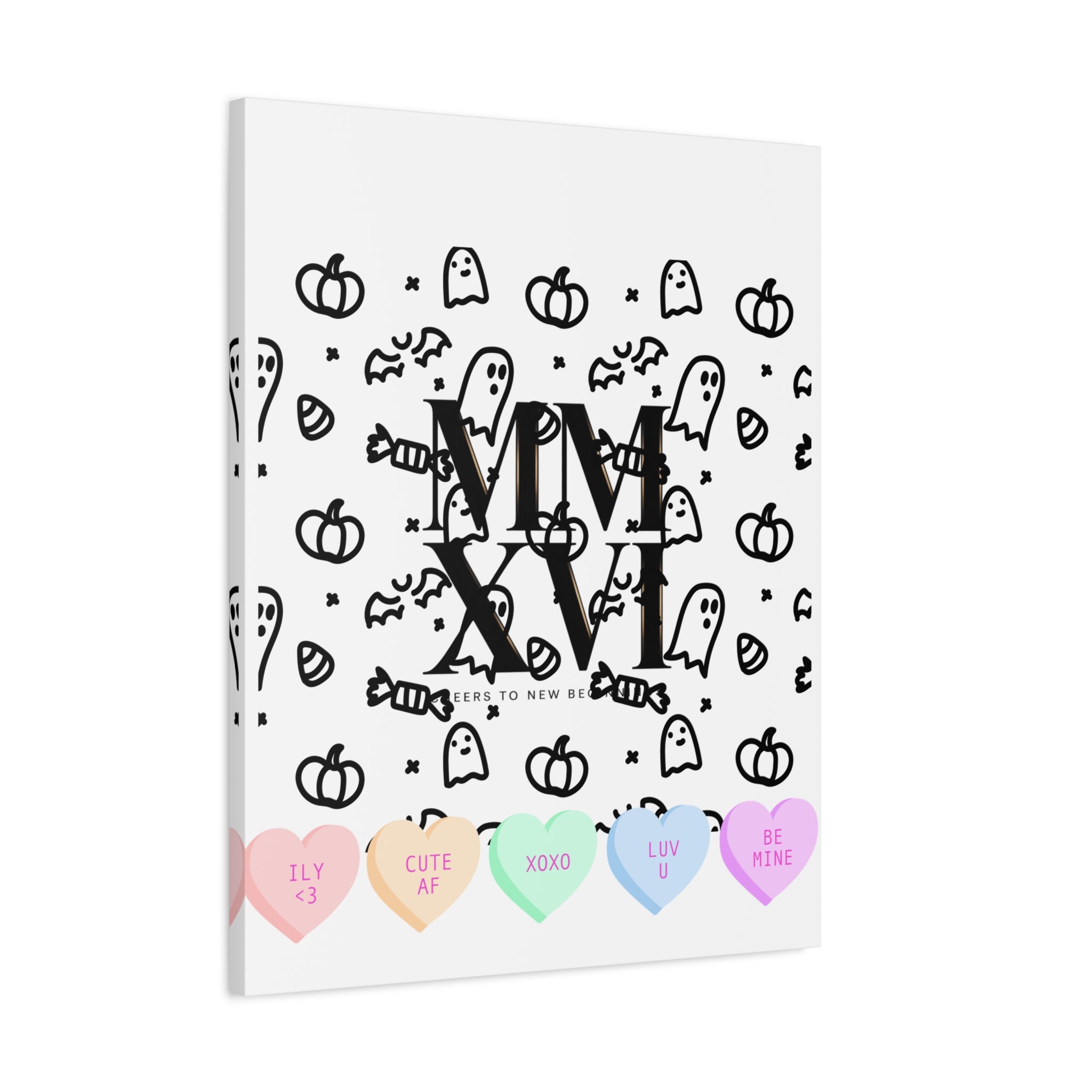 MMXXVI Roman Numerals Canvas | 2026 Roman Poster, NYE New Year Décor