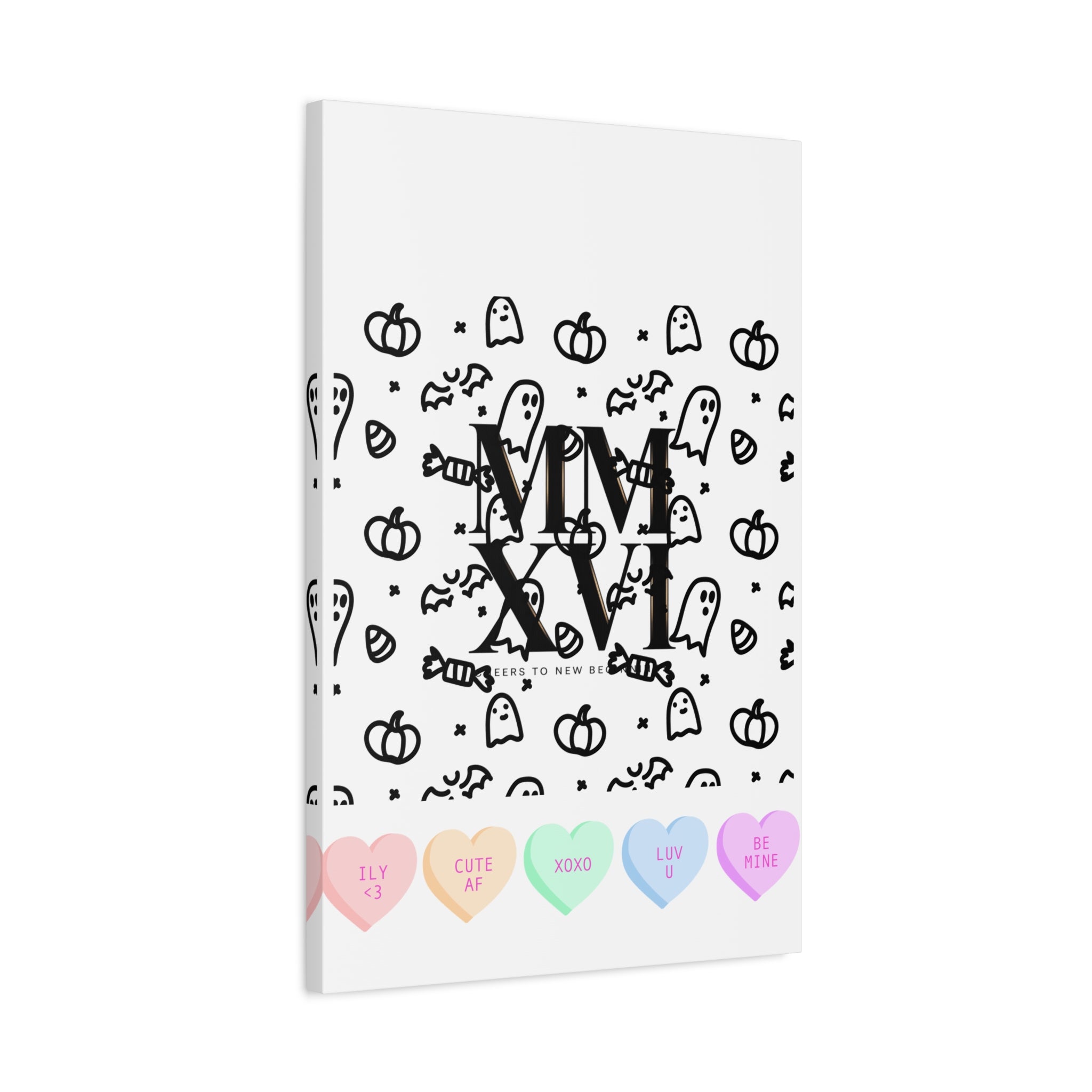 MMXXVI Roman Numerals Canvas | 2026 Roman Poster, NYE New Year Décor