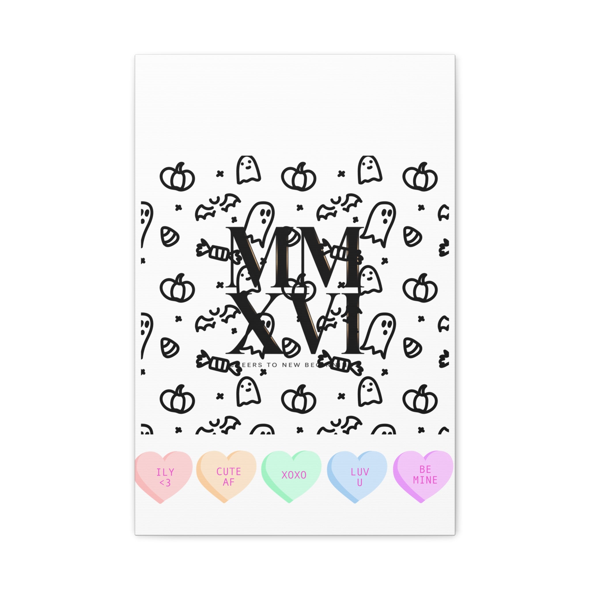 MMXXVI Roman Numerals Canvas | 2026 Roman Poster, NYE New Year Décor