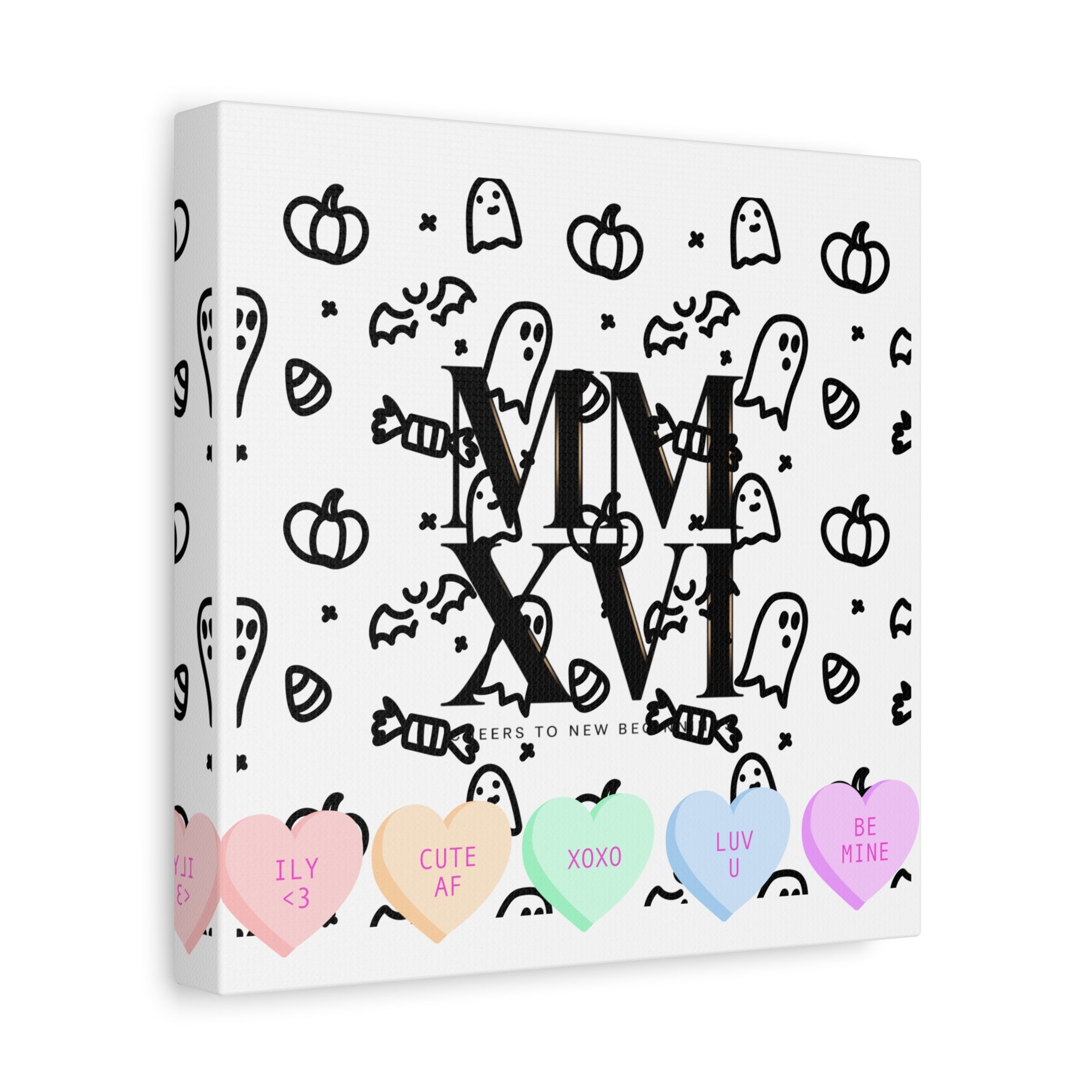 MMXXVI Roman Numerals Canvas | 2026 Roman Poster, NYE New Year Décor