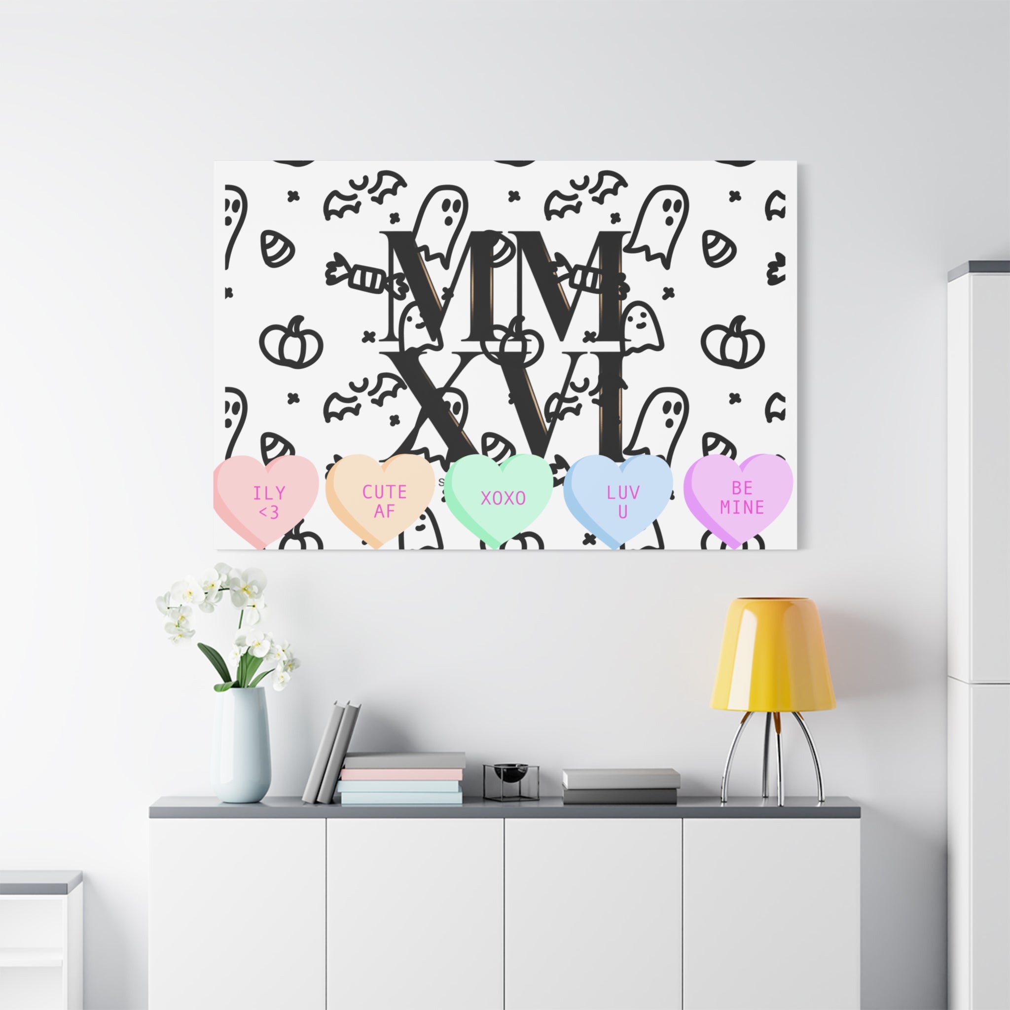 MMXXVI Roman Numerals Canvas | 2026 Roman Poster, NYE New Year Décor