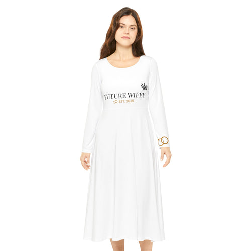 Future Wifey Long Sleeve Dance Dress — Bridal Bachelorette Party Dress (Est. 2025)