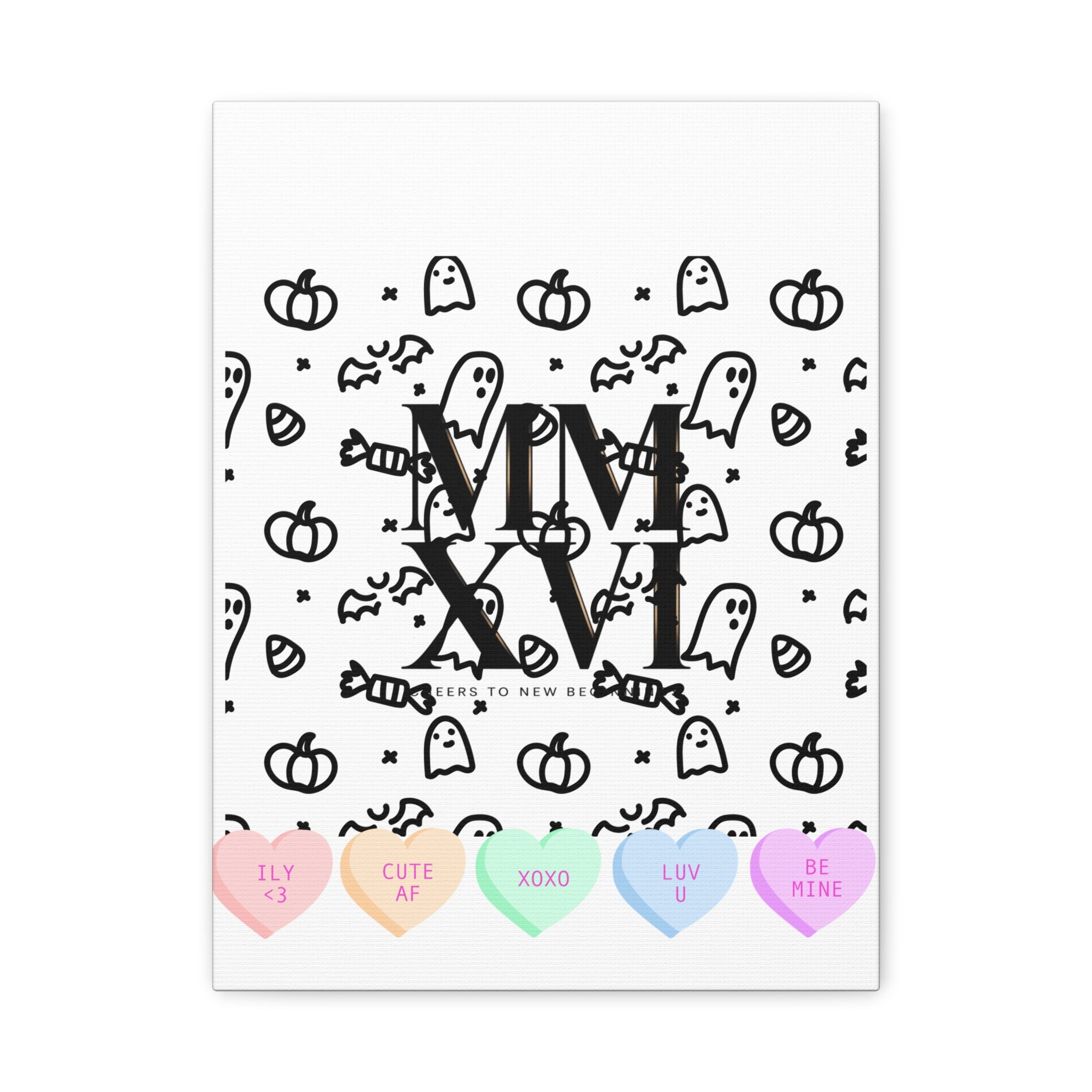 MMXXVI Roman Numerals Canvas | 2026 Roman Poster, NYE New Year Décor