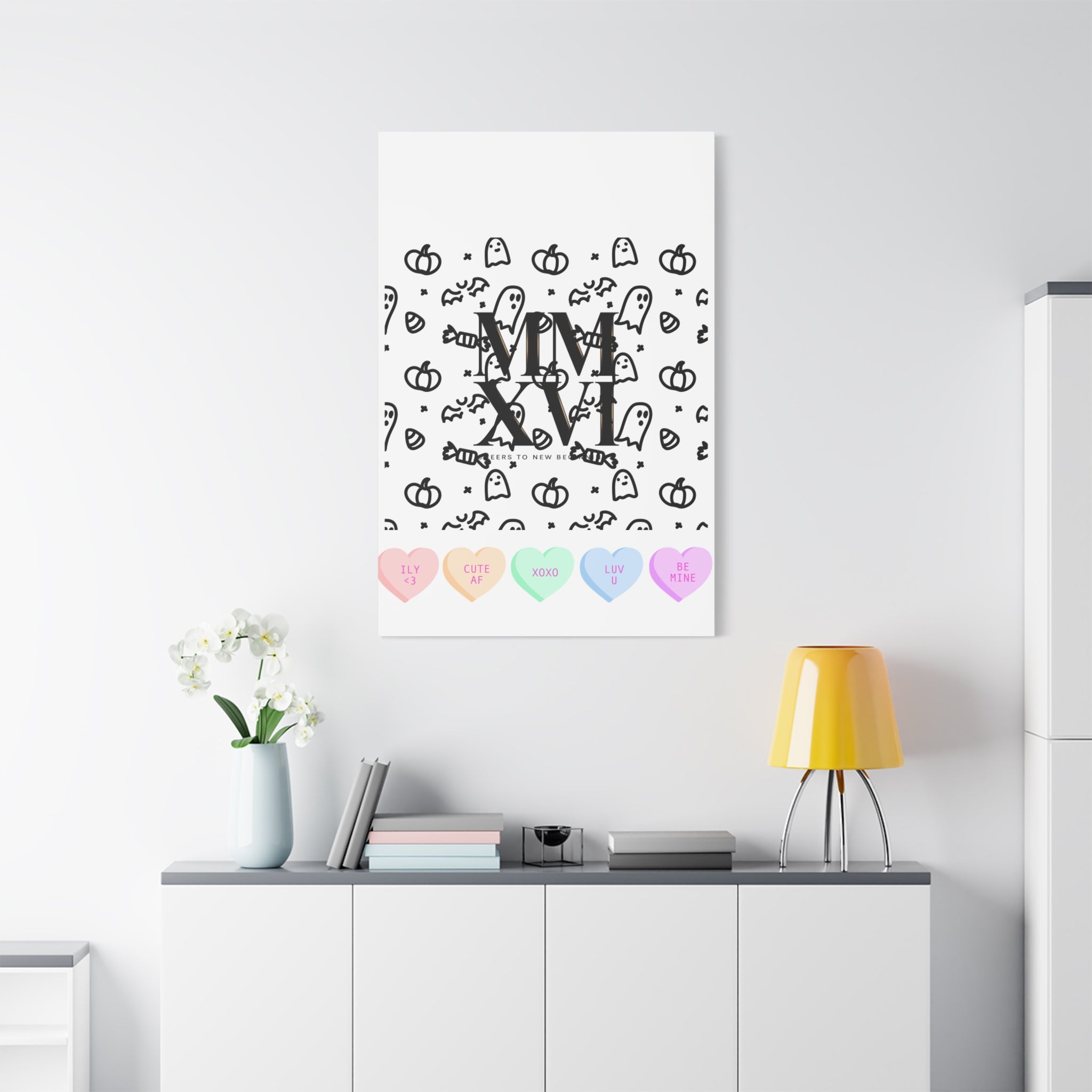 MMXXVI Roman Numerals Canvas | 2026 Roman Poster, NYE New Year Décor