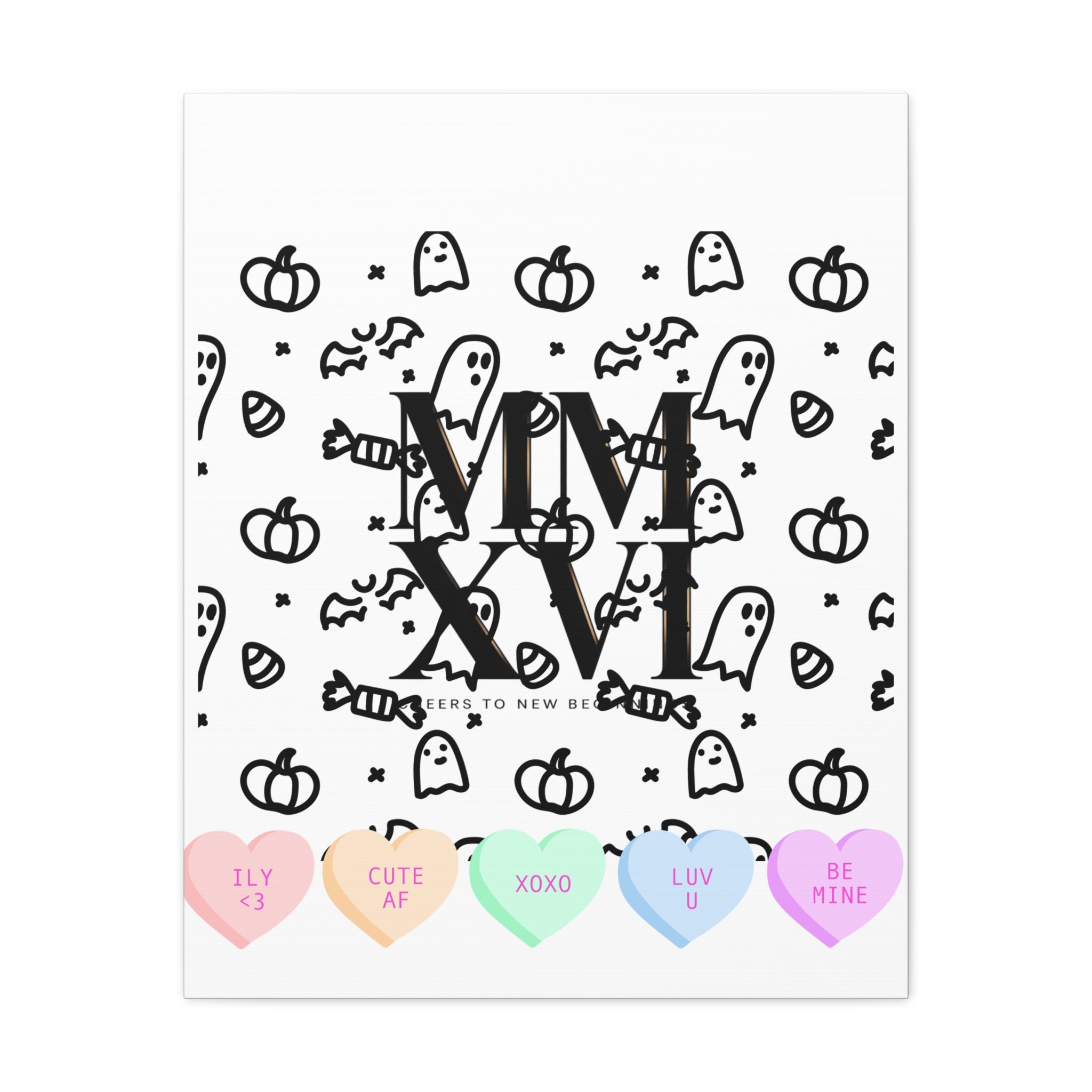 MMXXVI Roman Numerals Canvas | 2026 Roman Poster, NYE New Year Décor