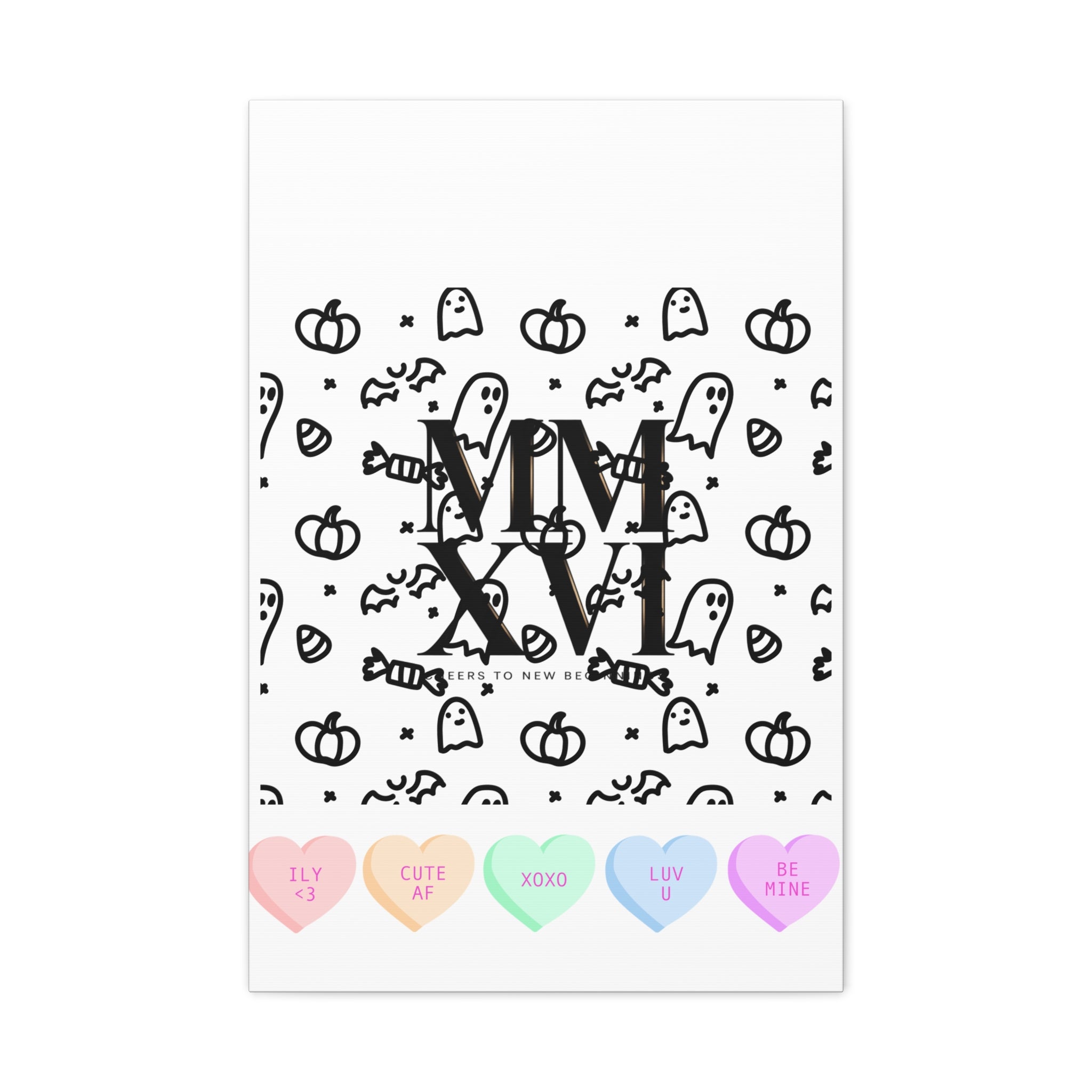 MMXXVI Roman Numerals Canvas | 2026 Roman Poster, NYE New Year Décor