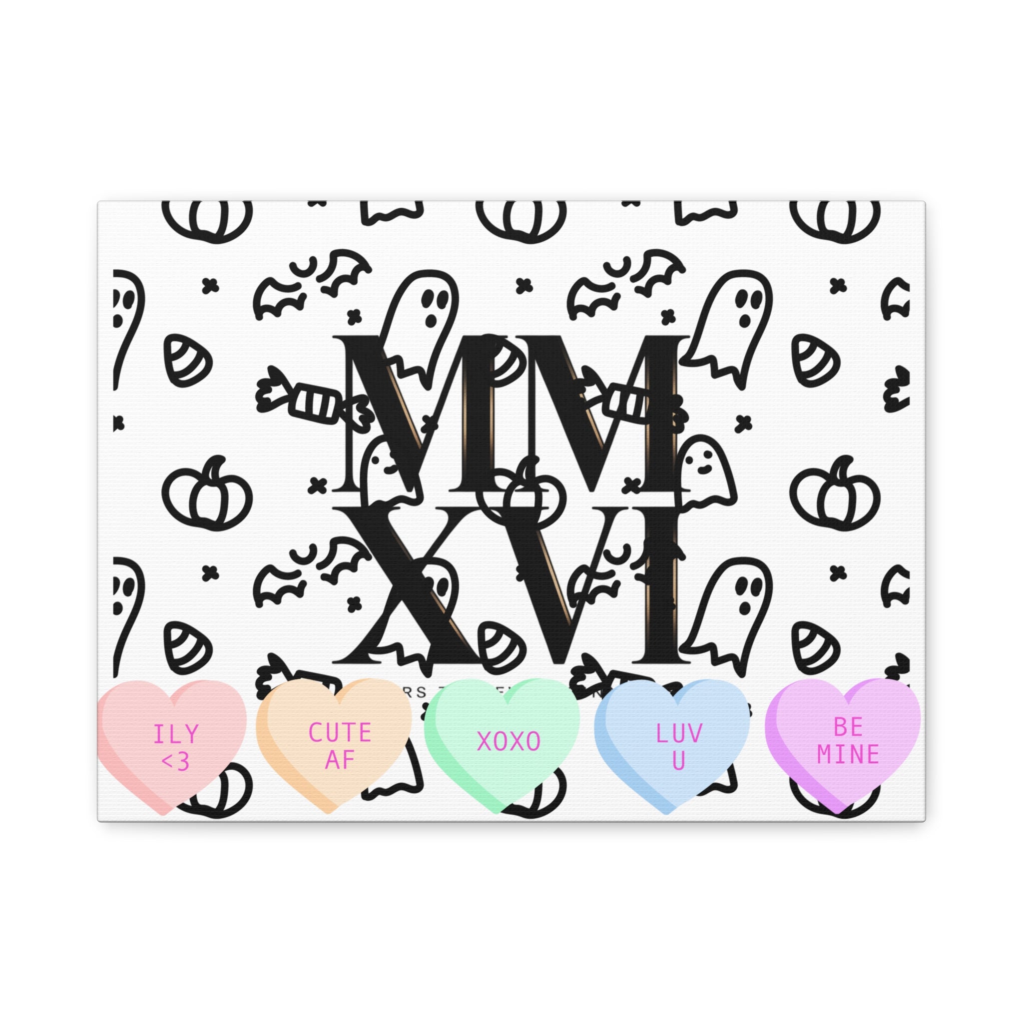 MMXXVI Roman Numerals Canvas | 2026 Roman Poster, NYE New Year Décor