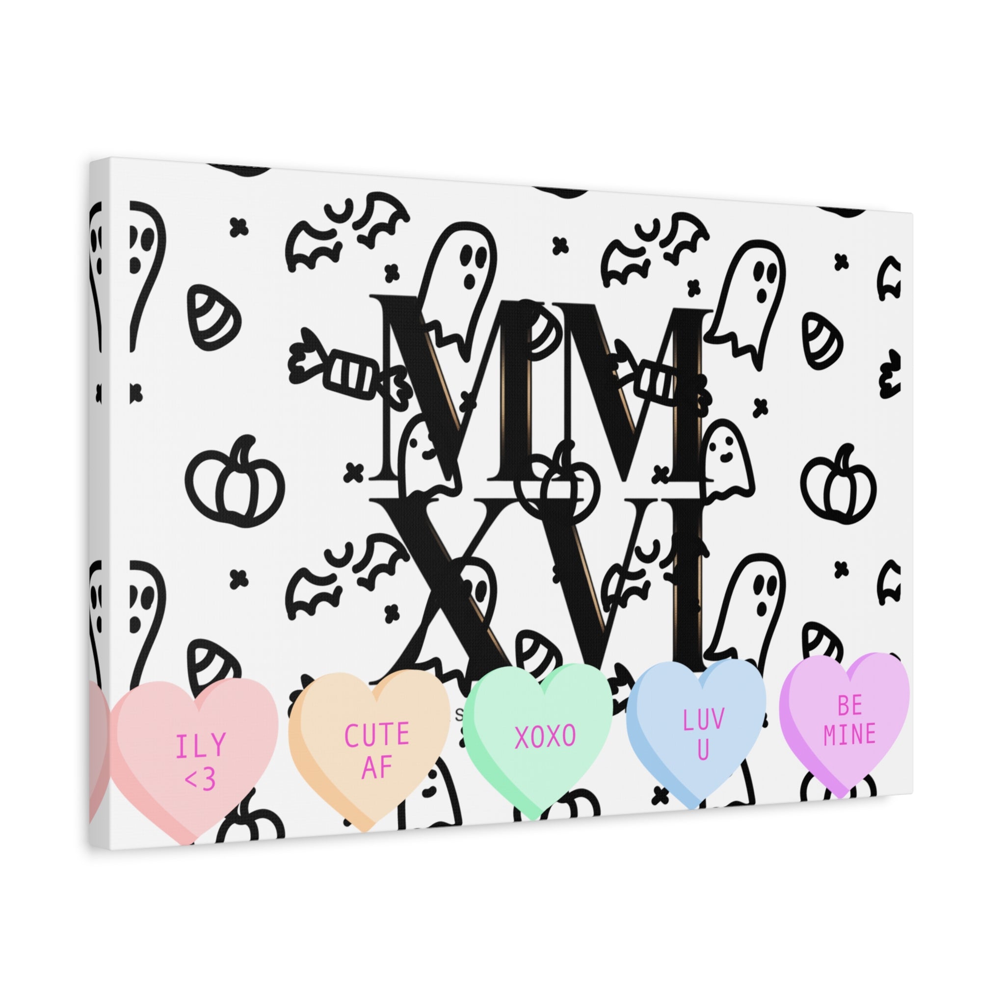 MMXXVI Roman Numerals Canvas | 2026 Roman Poster, NYE New Year Décor