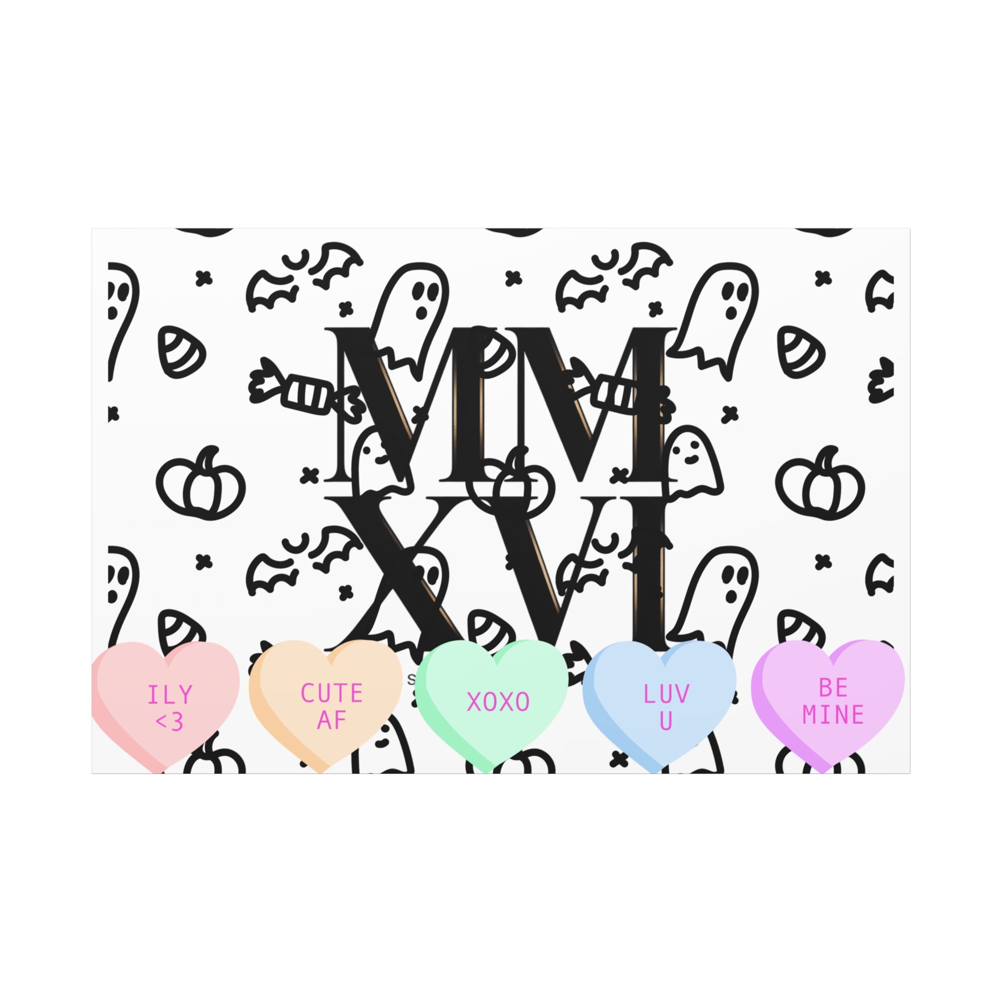 MMXXVI Roman Numerals Canvas | 2026 Roman Poster, NYE New Year Décor