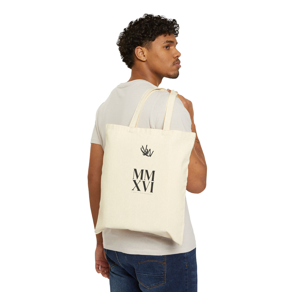 MMXXVI Roman Numerals Tote | 2026 minimalist varsity canvas