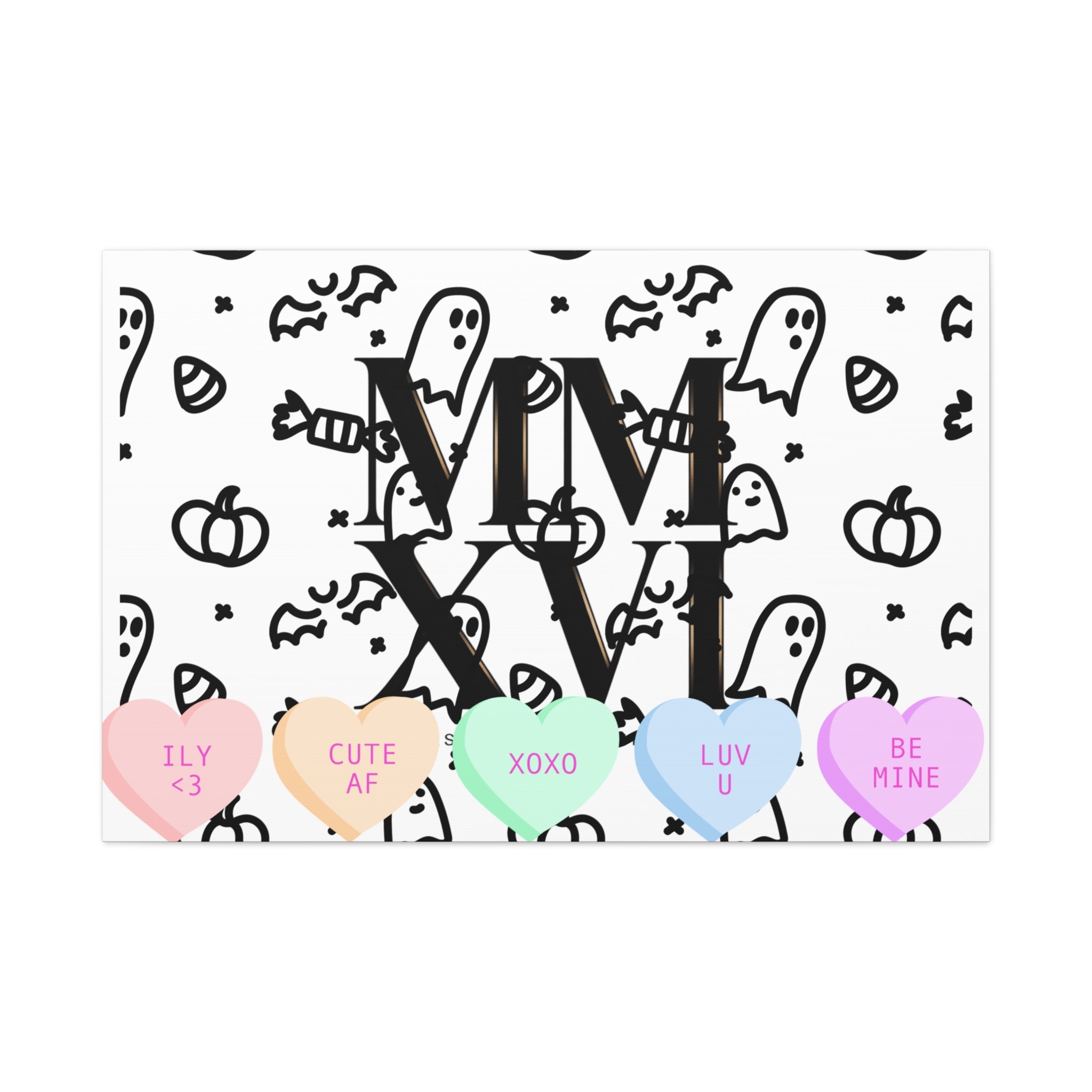 MMXXVI Roman Numerals Canvas | 2026 Roman Poster, NYE New Year Décor