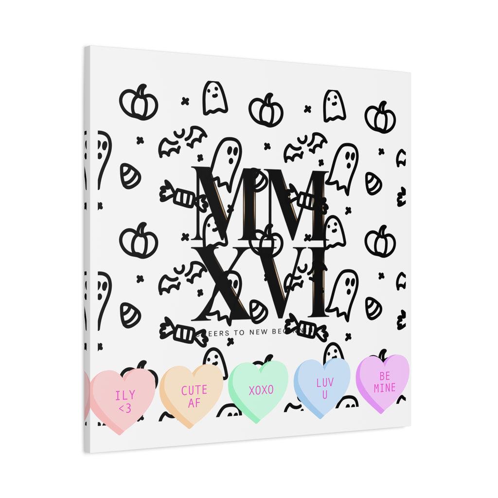 MMXXVI Roman Numerals Canvas | 2026 Roman Poster, NYE New Year Décor