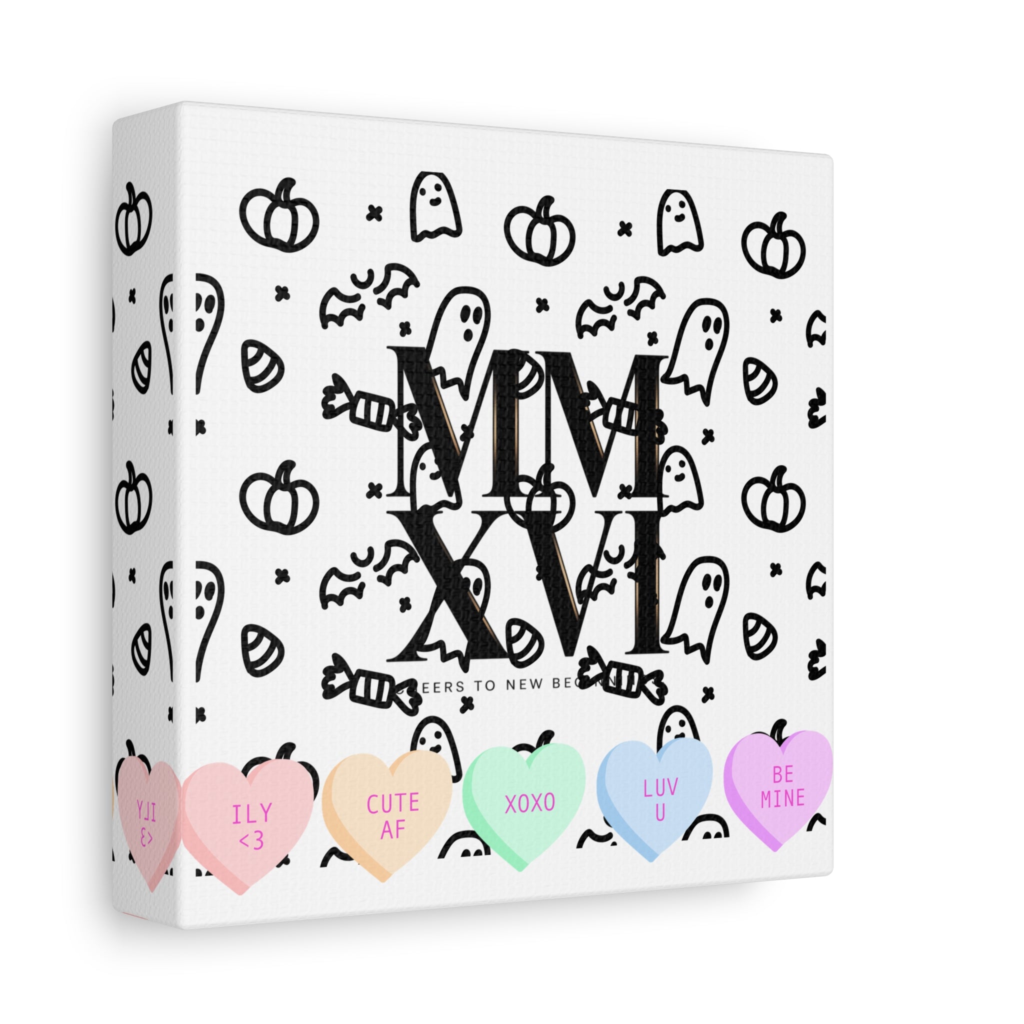 MMXXVI Roman Numerals Canvas | 2026 Roman Poster, NYE New Year Décor